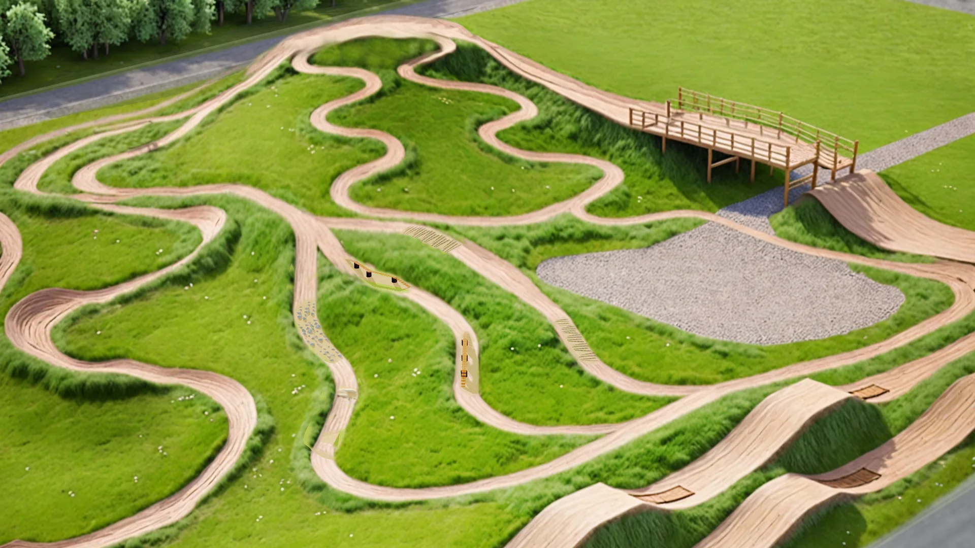 Skillup DAV Bikepark Ausschnitt | © Ridetime