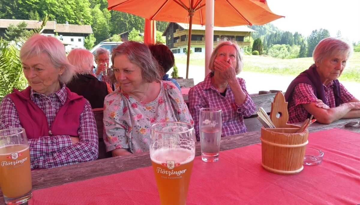 Hungrige Wanderinnen | © DAV Augsburg Senioren