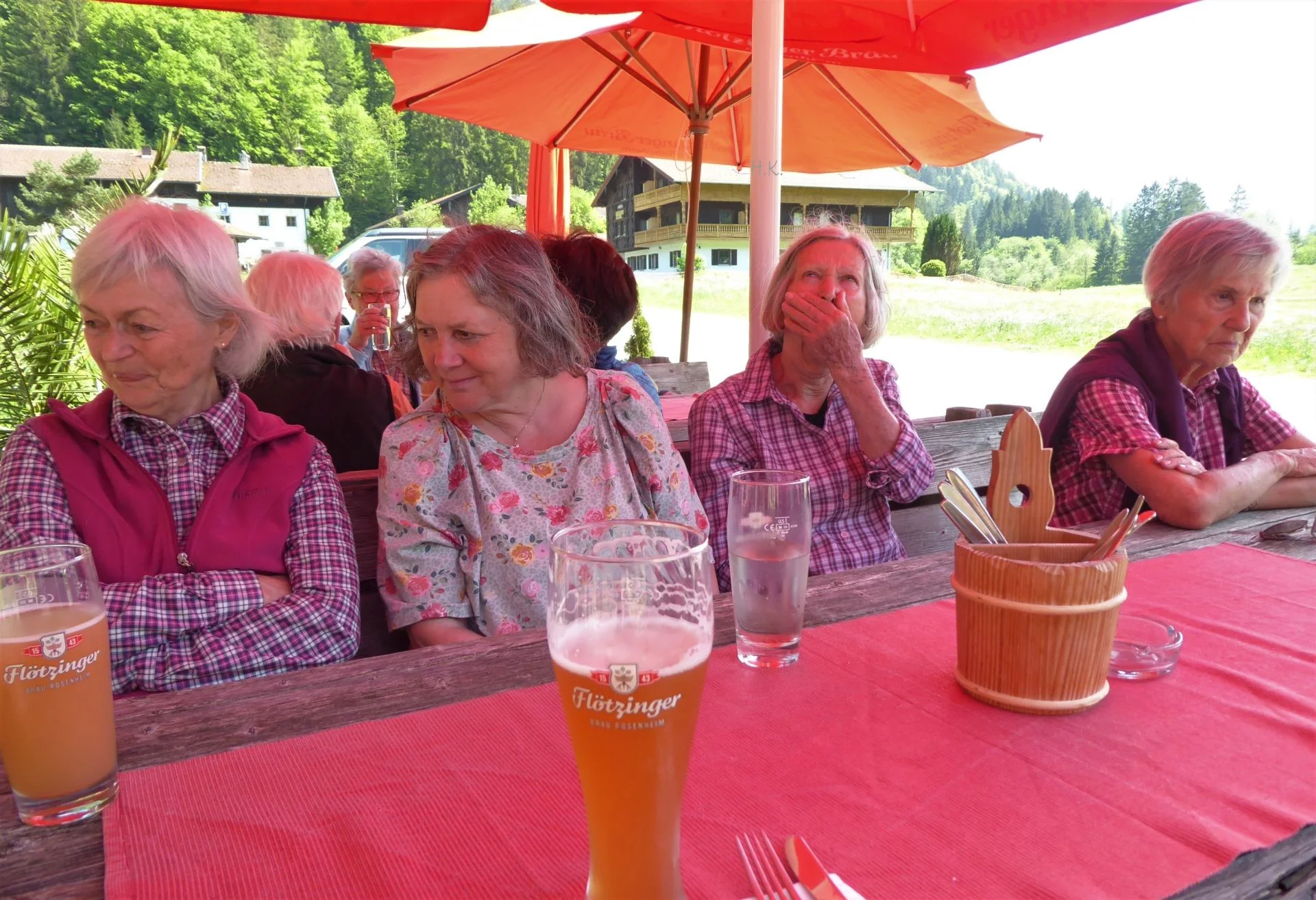 Hungrige Wanderinnen | © DAV Augsburg Senioren