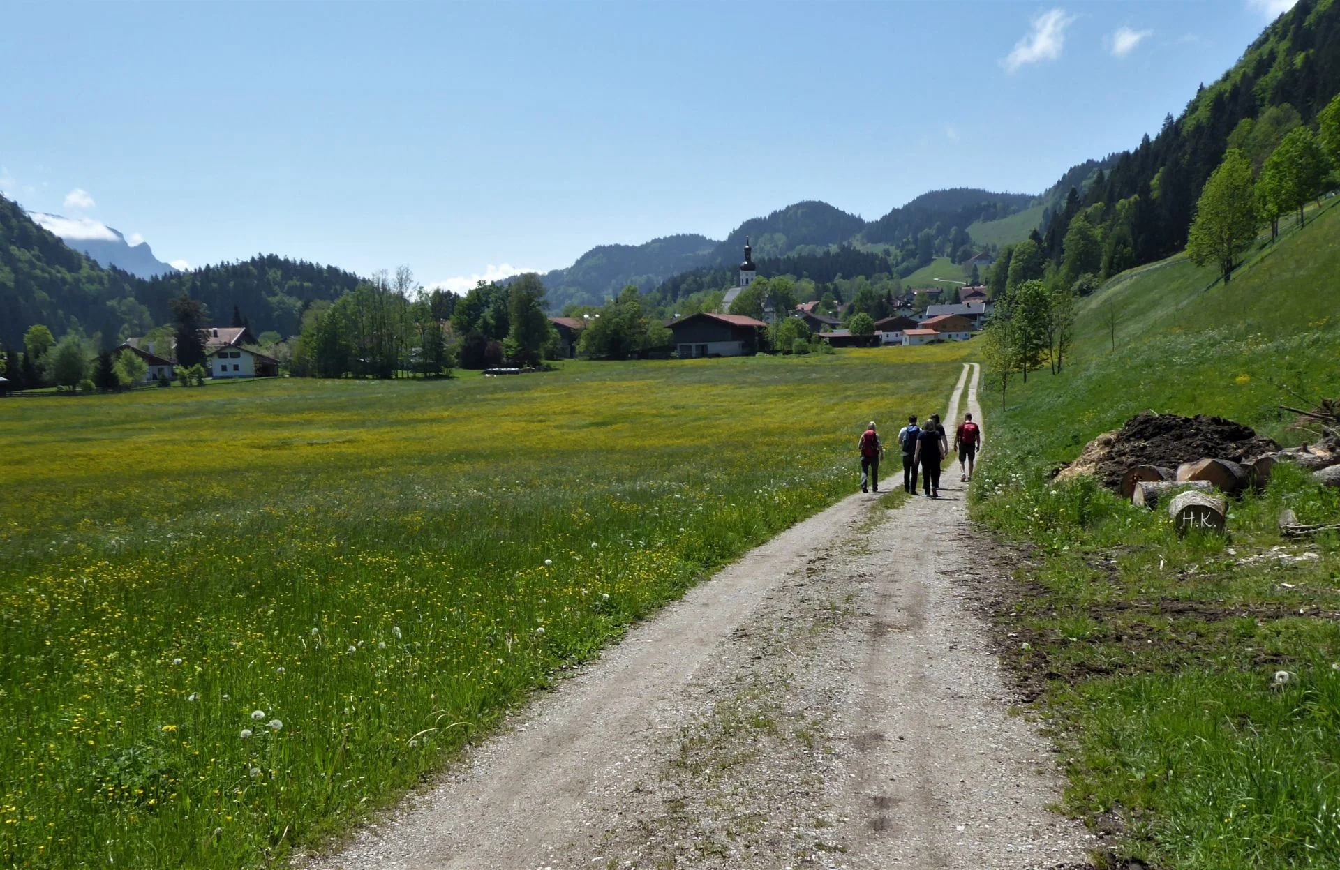 Sachrang in Sicht | © DAV Augsburg Senioren