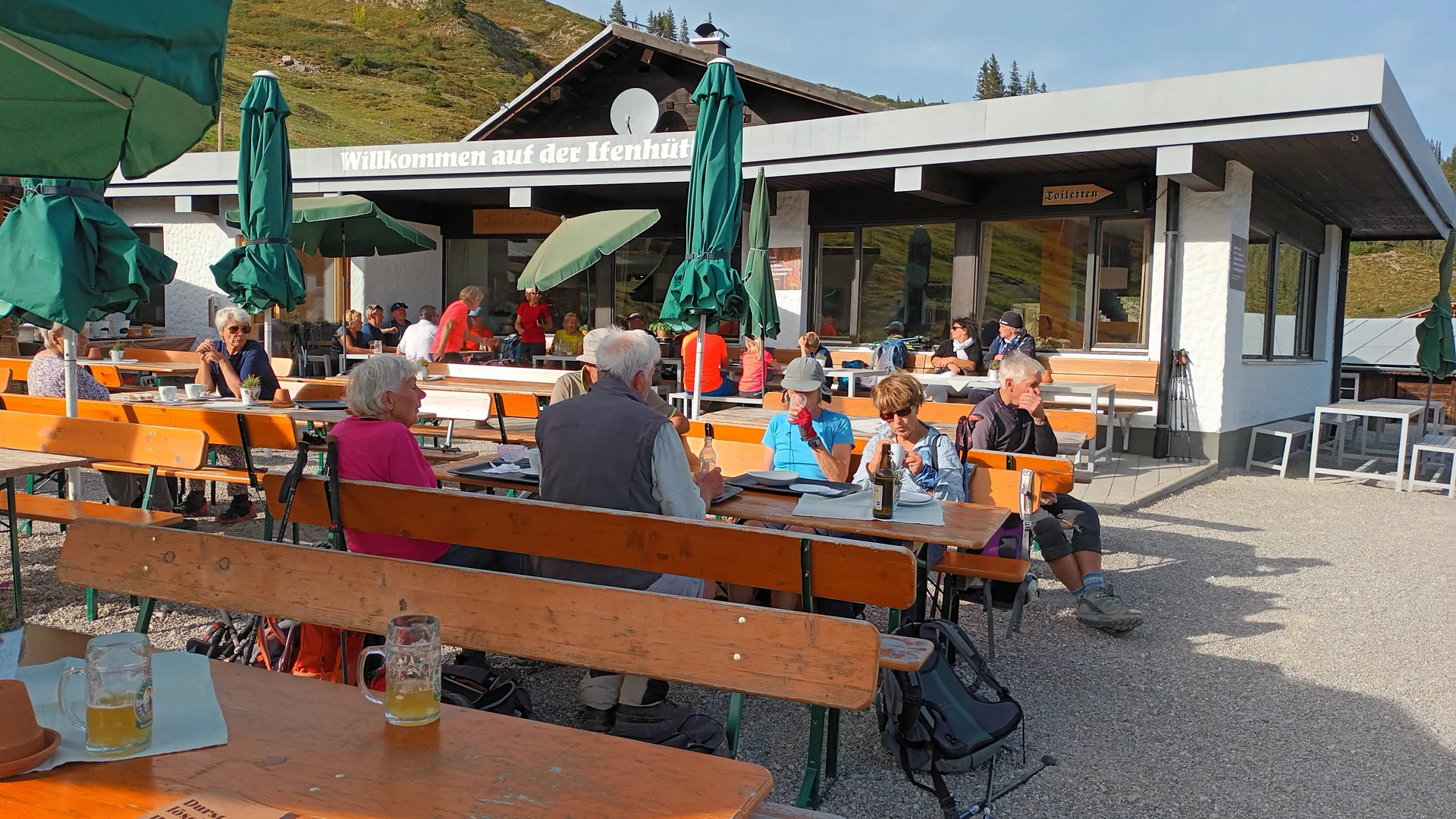 Einkehr auf der Ifenhütte | © DAV Augsburg Senioren