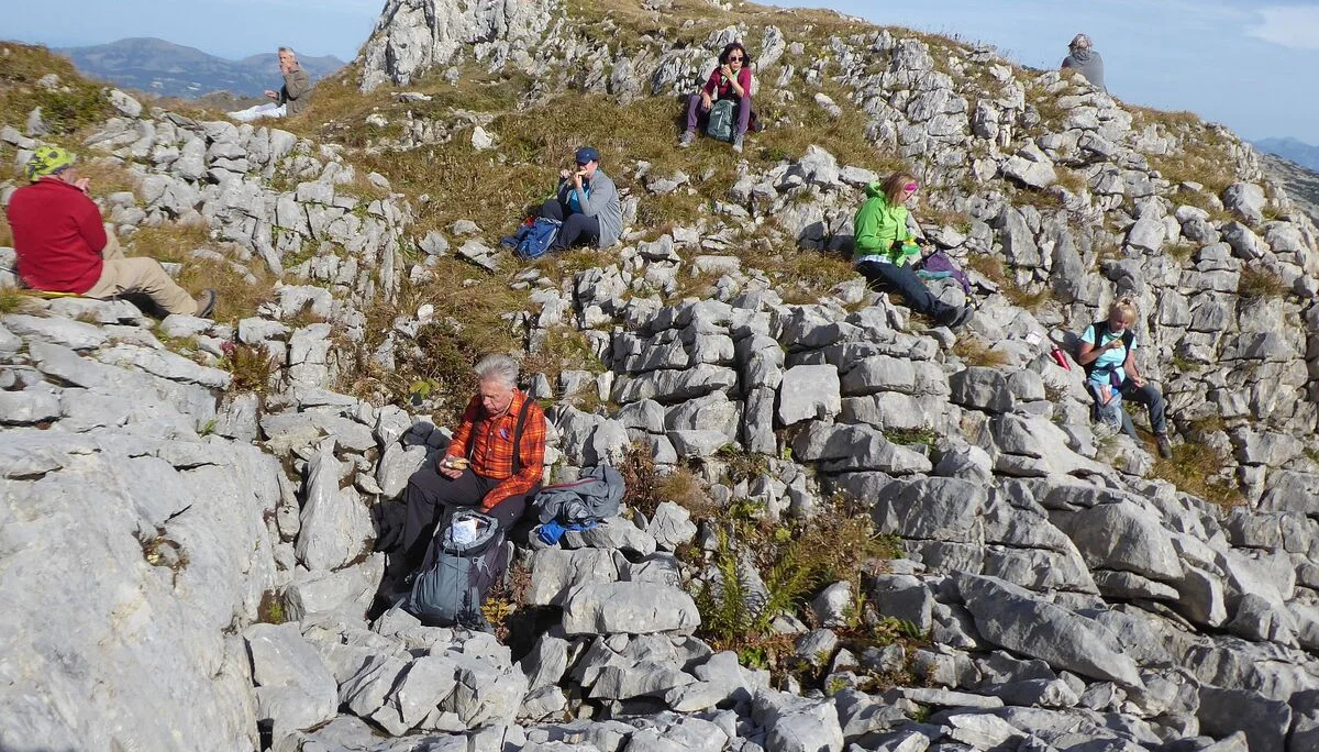 Mittagspause | © DAV Augsburg Senioren