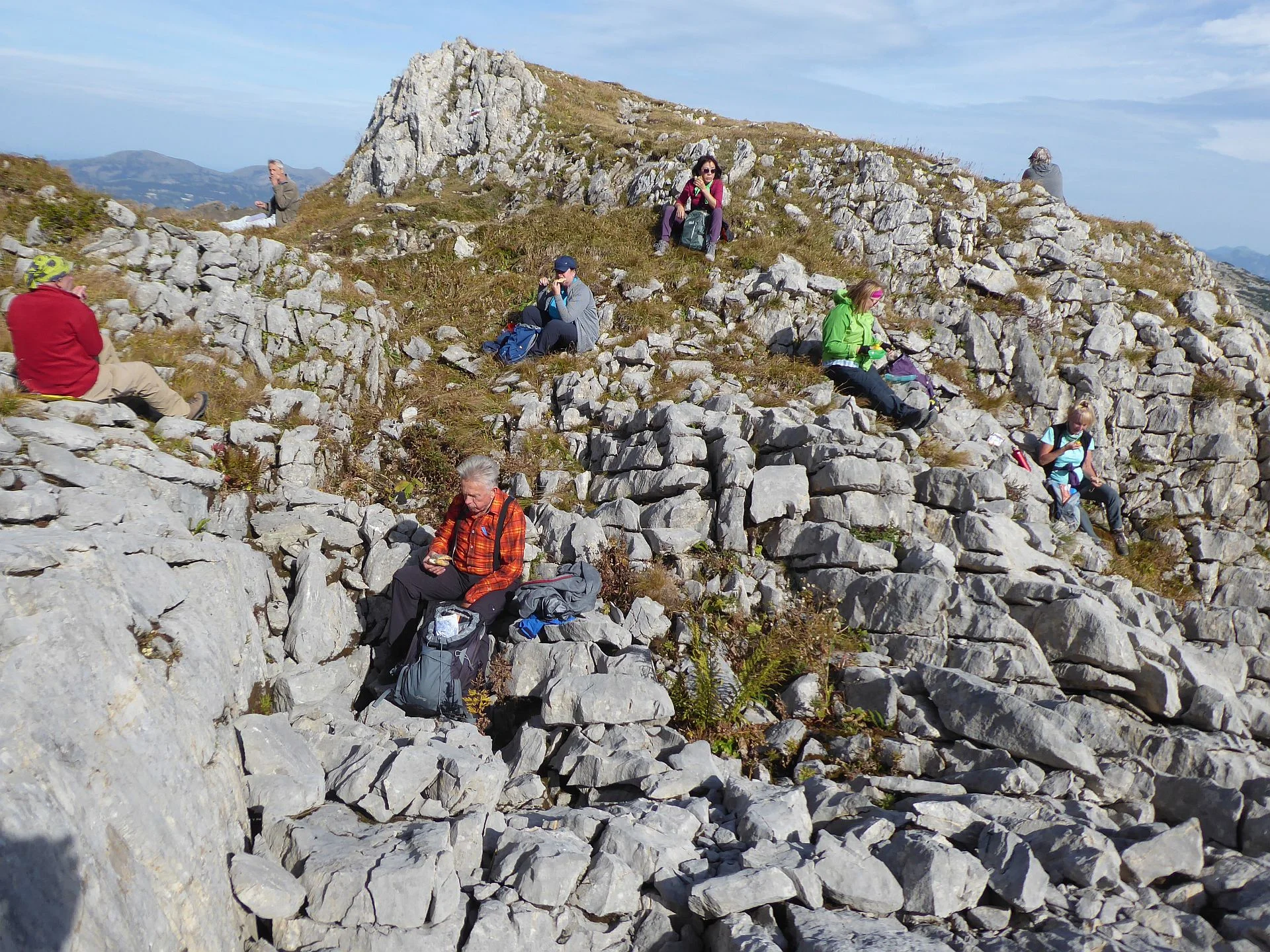 Mittagspause | © DAV Augsburg Senioren