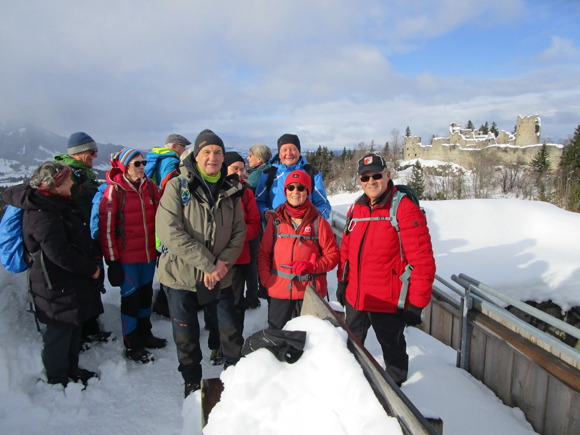 Auf der Ruine Eisenberg | © DAV Augsburg Senioren