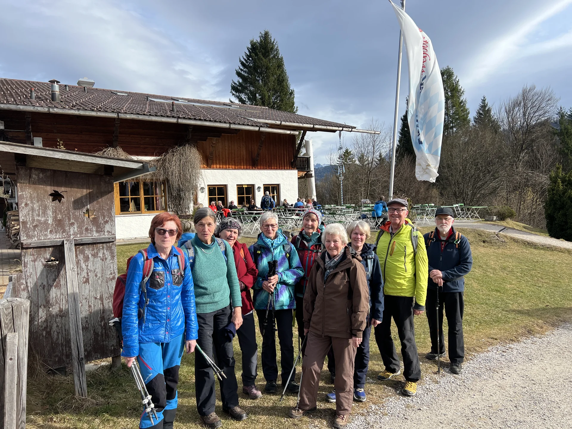 In der Februarsonne | © DAV Augsburg Senioren