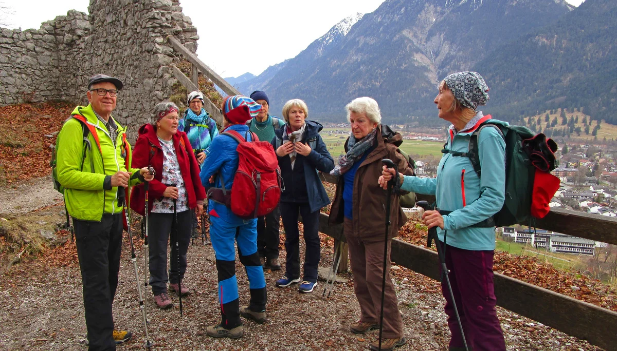 Abriss der Burggeschichte | © DAV Augsburg Senioren