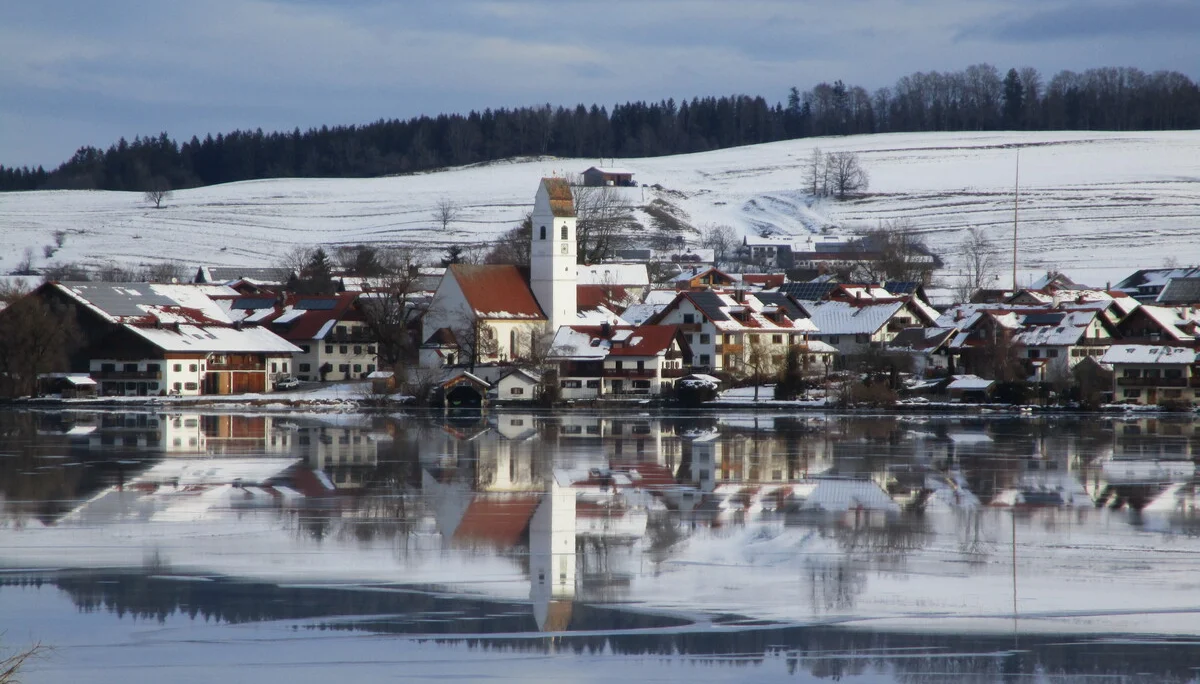 Der Ort Riegsee | © DAV Augsburg Senioren