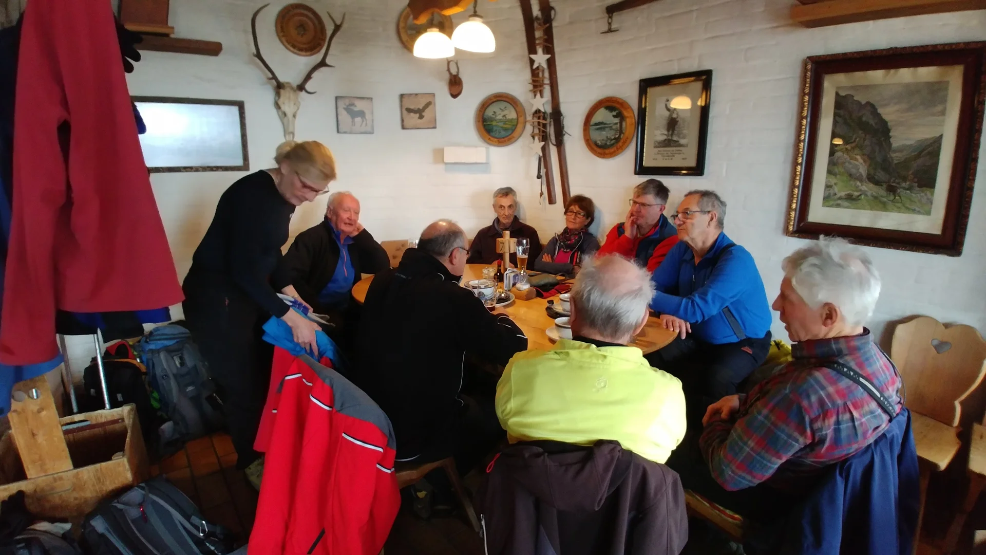 Einkehr in der Hörnle Hütte | © DAV Augsburg Senioren
