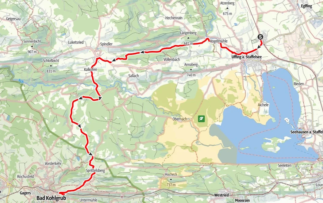 Route Uffing - Schöffau - Bad Kohlgrub | © DAV Augsburg Senioren