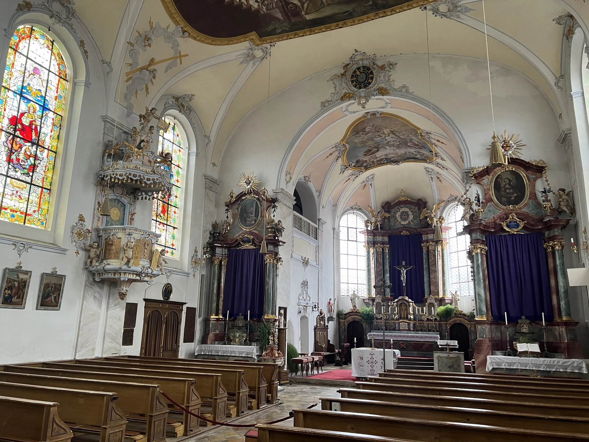 Pähl, Pfarrkirche St. Laurentius, Inneres | © DAV Augsburg Senioren