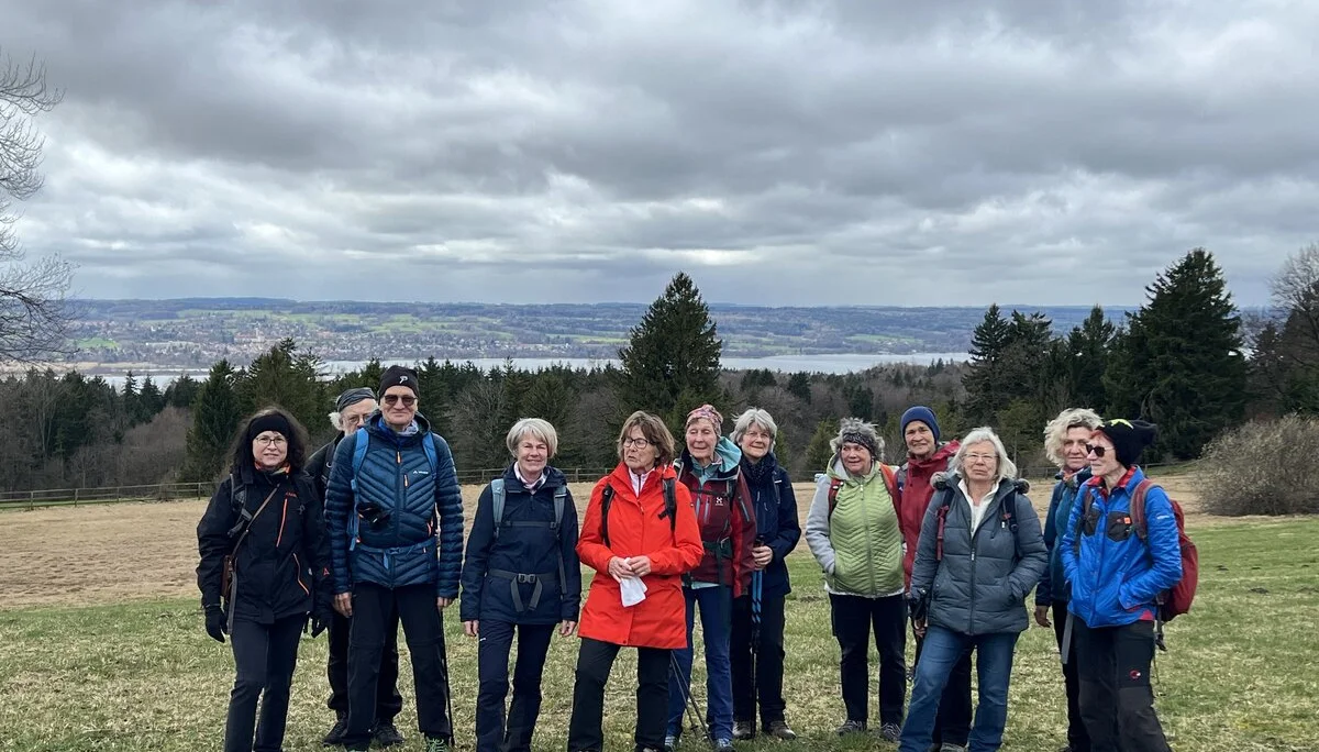 Zwischen Pähl und Andechs - Blick von der Kalten Wage zum Ammersee | © DAV Augsburg Senioren