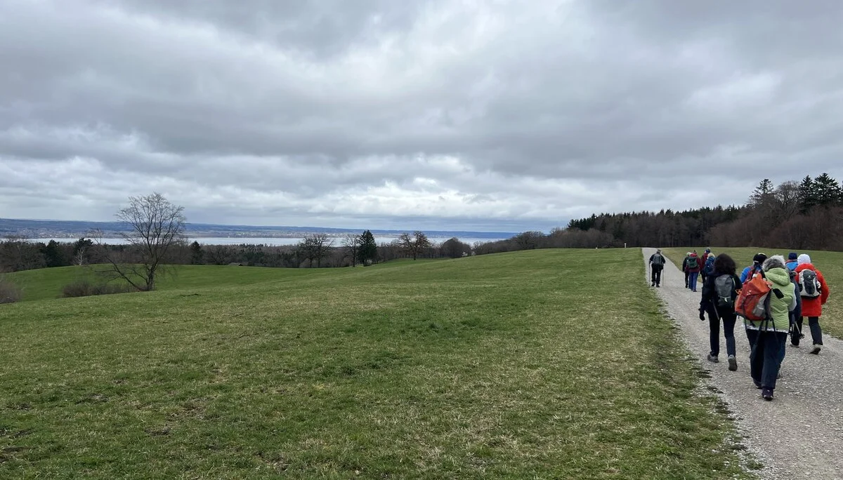 Zwischen Pähl und Andechs - Blick von der Kalten Wage zum Ammersee | © DAV Augsburg Senioren