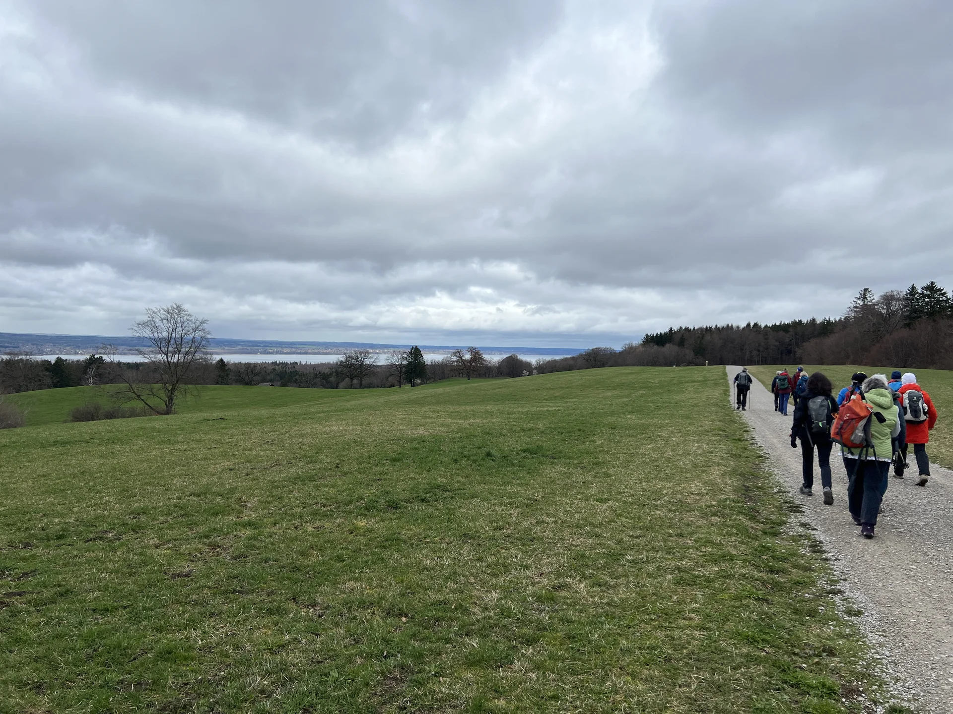 Zwischen Pähl und Andechs - Blick von der Kalten Wage zum Ammersee | © DAV Augsburg Senioren