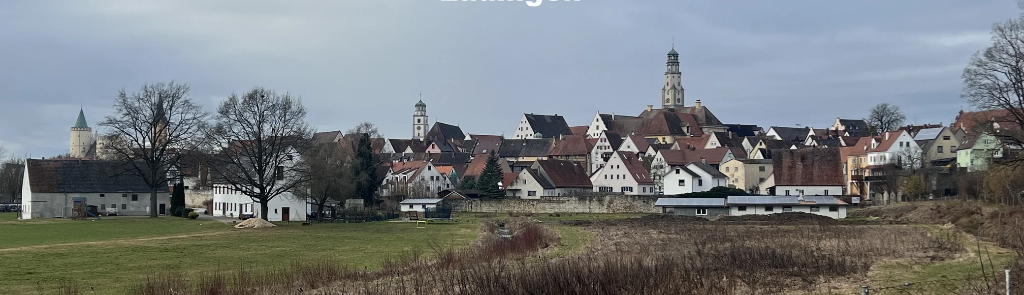 Lauingen - Silhouette von Osten | © DAV Augsburg Senioren