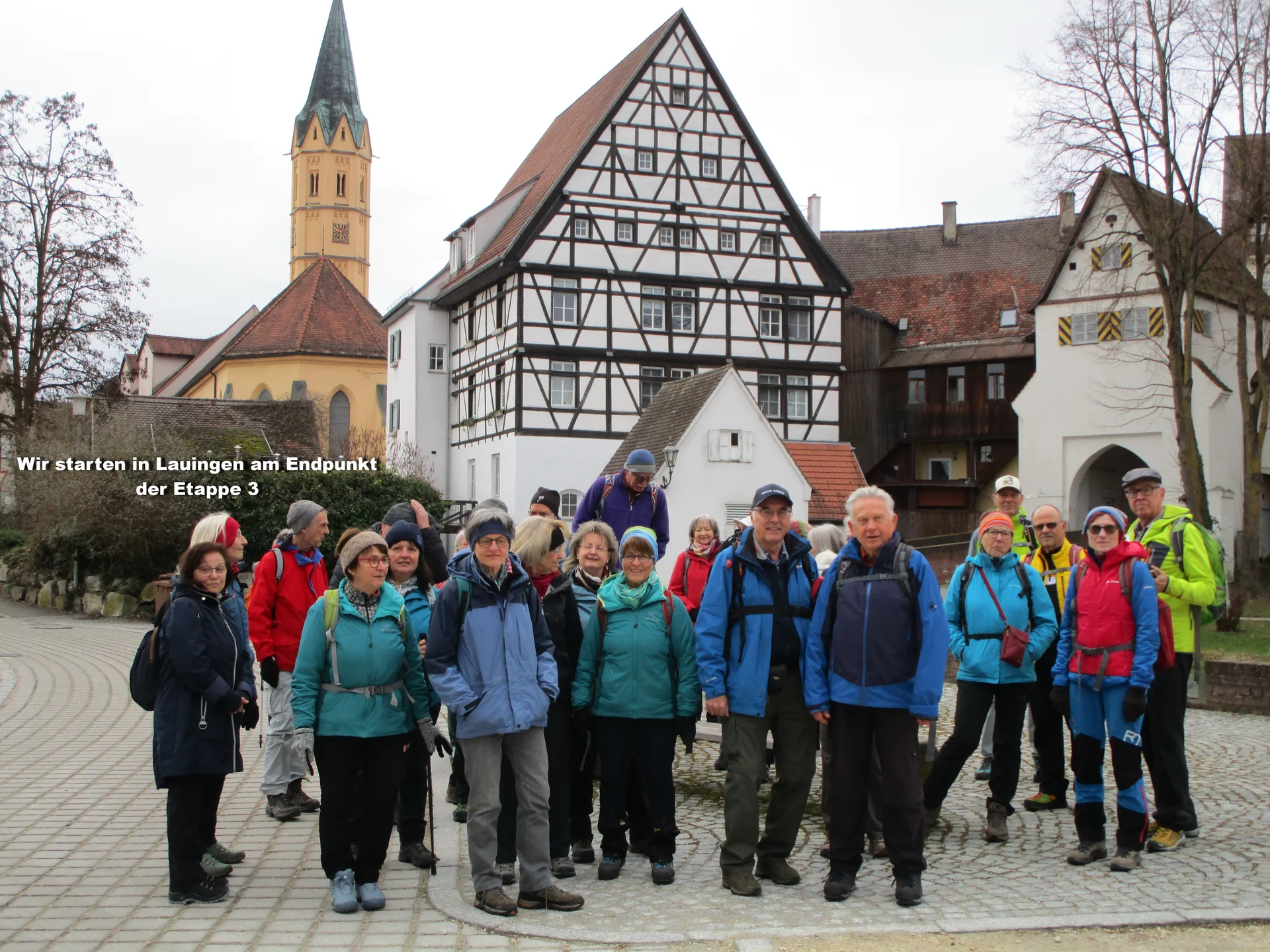 Start in Lauingen | © DAV Augsburg Senioren