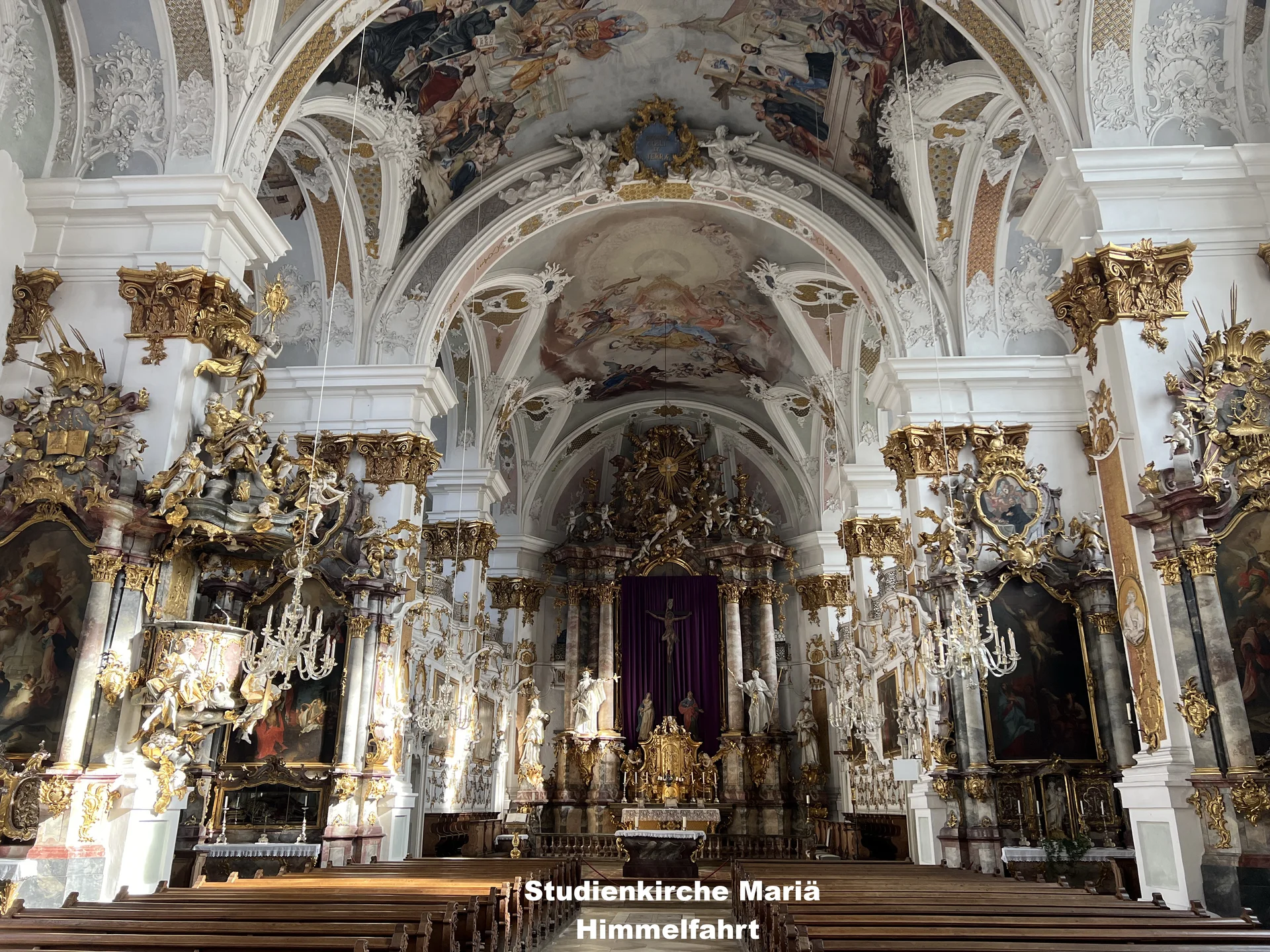 Dillingen - Studienkirche, Inneres | © DAV Augsburg Senioren