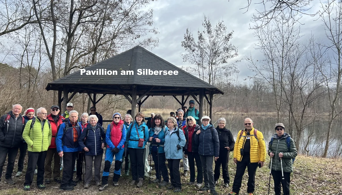 Bei Dillingen - Gruppenbild am Silbersee | © DAV Augsburg Senioren
