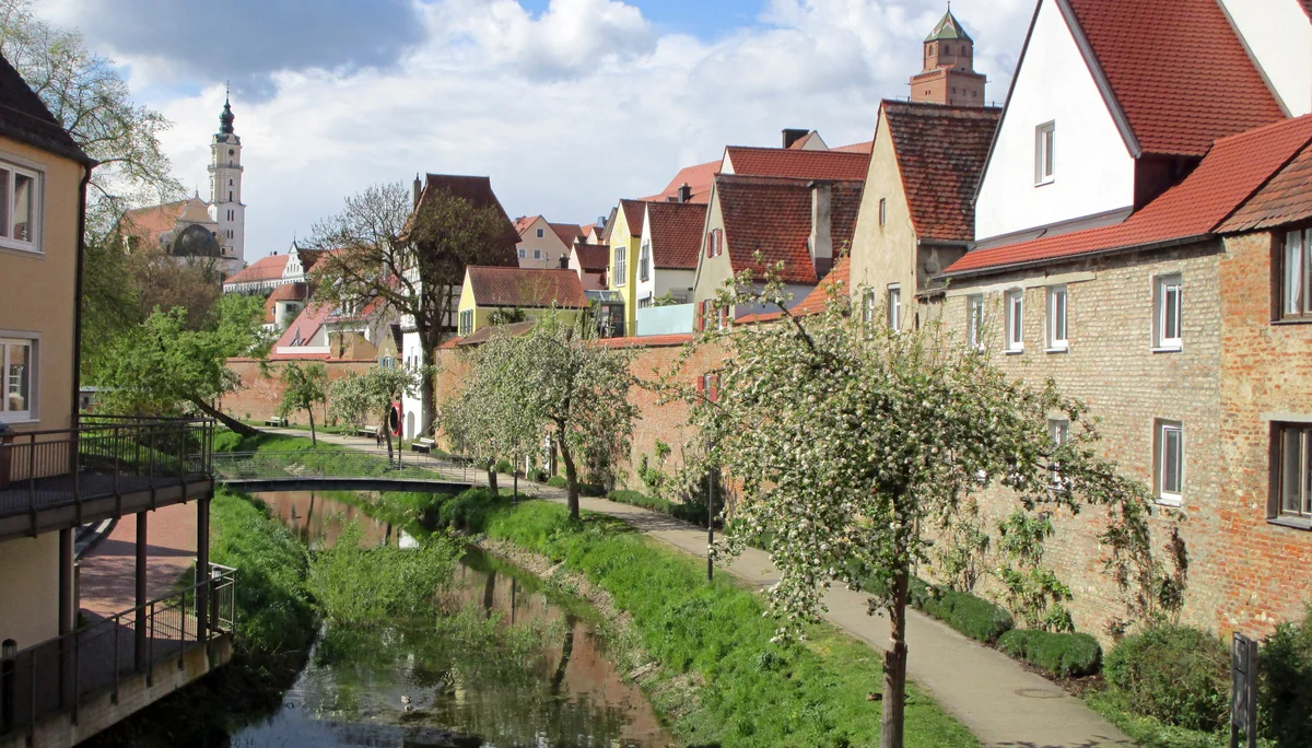 Idyllisches Viertel in Donauwörth | © DAV Augsburg Senioren