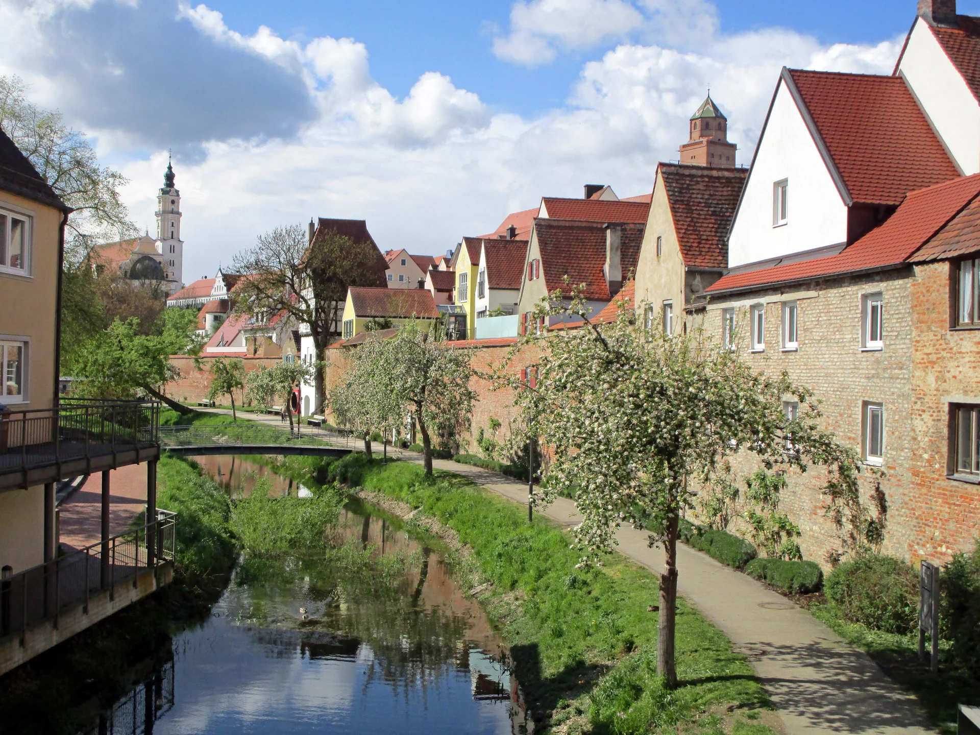 Idyllisches Viertel in Donauwörth | © DAV Augsburg Senioren