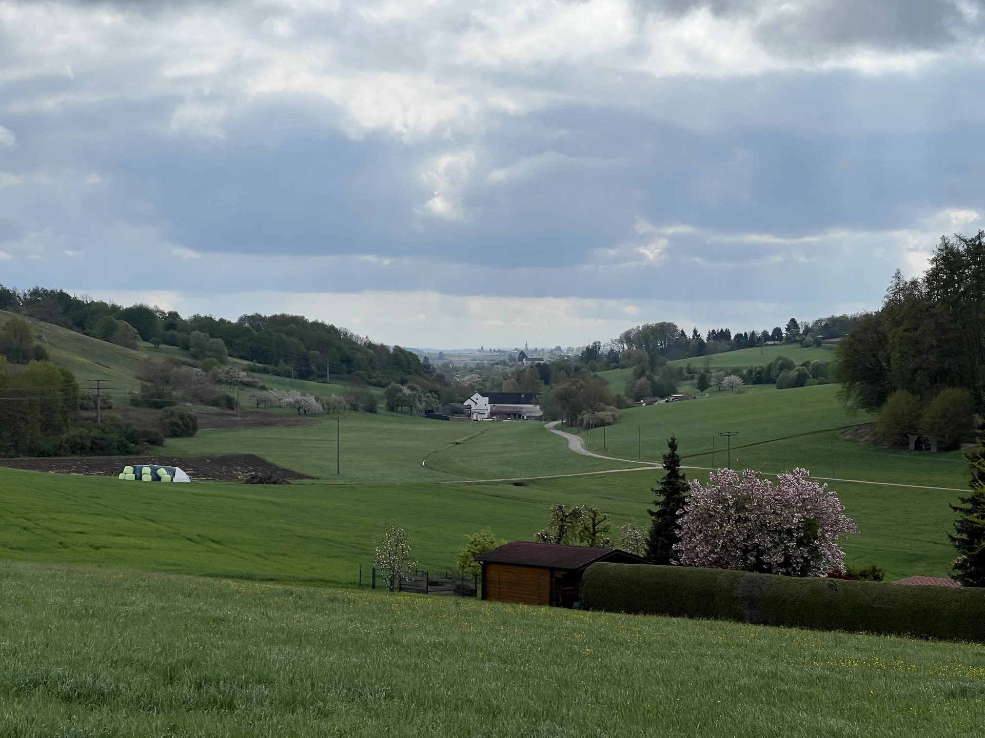 Bei der Oberen Reismühle - Blick ins Wörnitztal, am Horizont unser Ziel Donauwörth | © DAV Augsburg Senioren