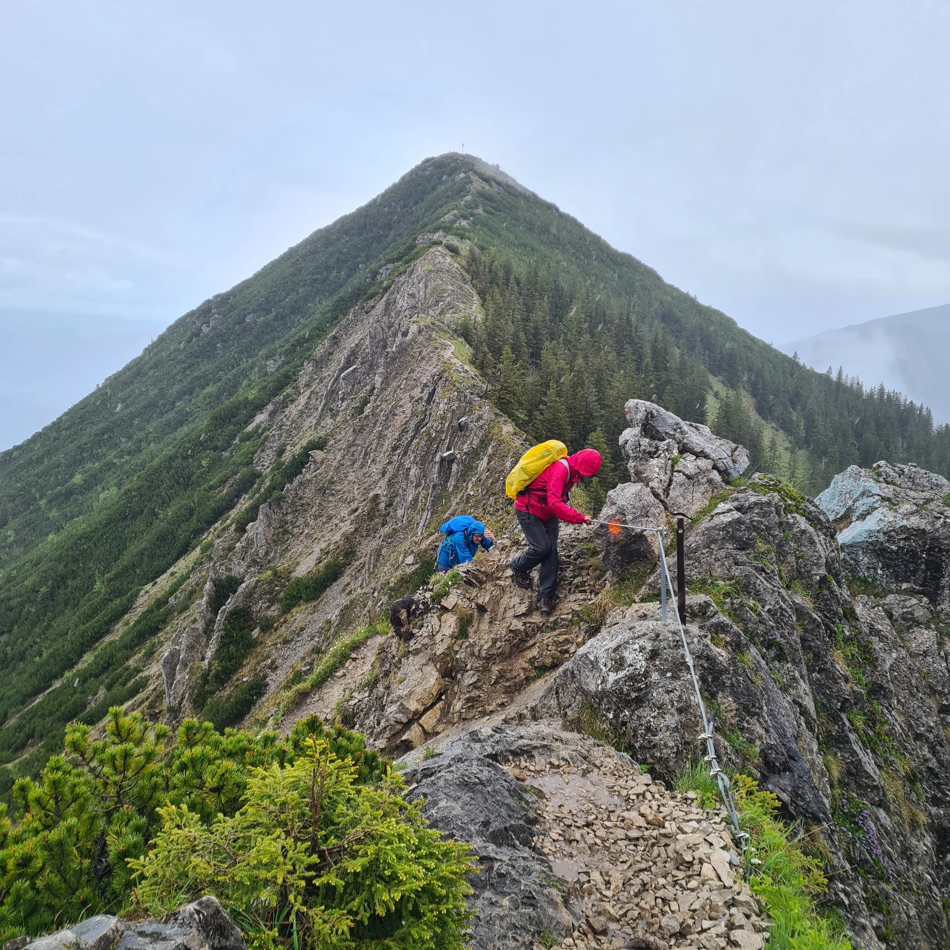 Brecherspitze vom Westgipfel aus gesehen | © DAV Augsburg Senioren