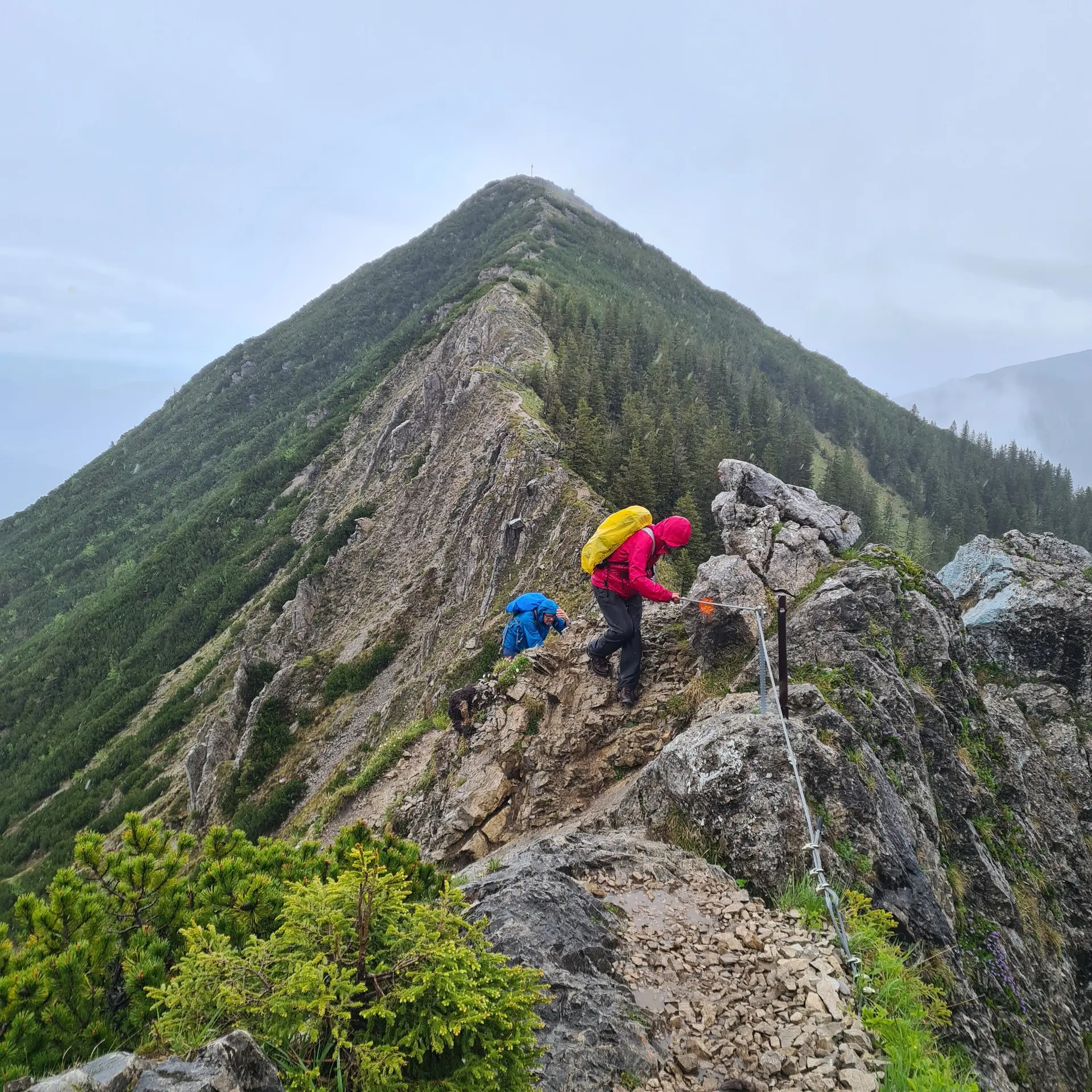 Brecherspitze vom Westgipfel aus gesehen | © DAV Augsburg Senioren