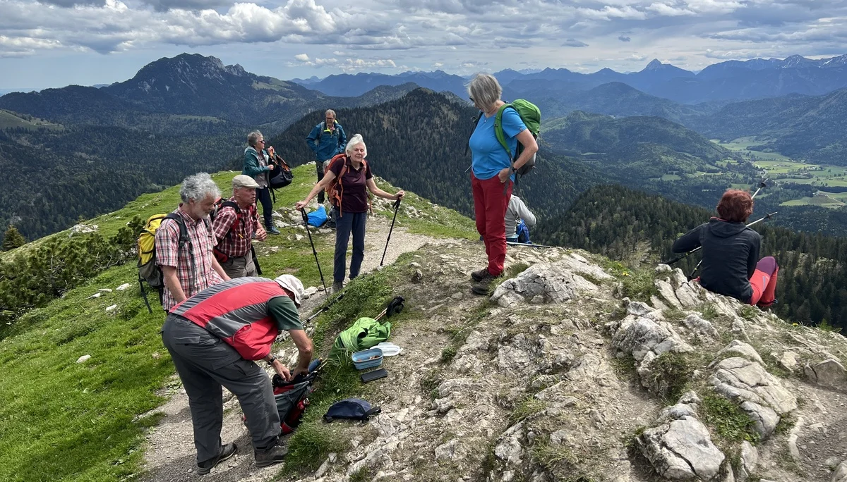 Auf dem Jochberg - Gruppe A | © DAV Augsburg Senioren