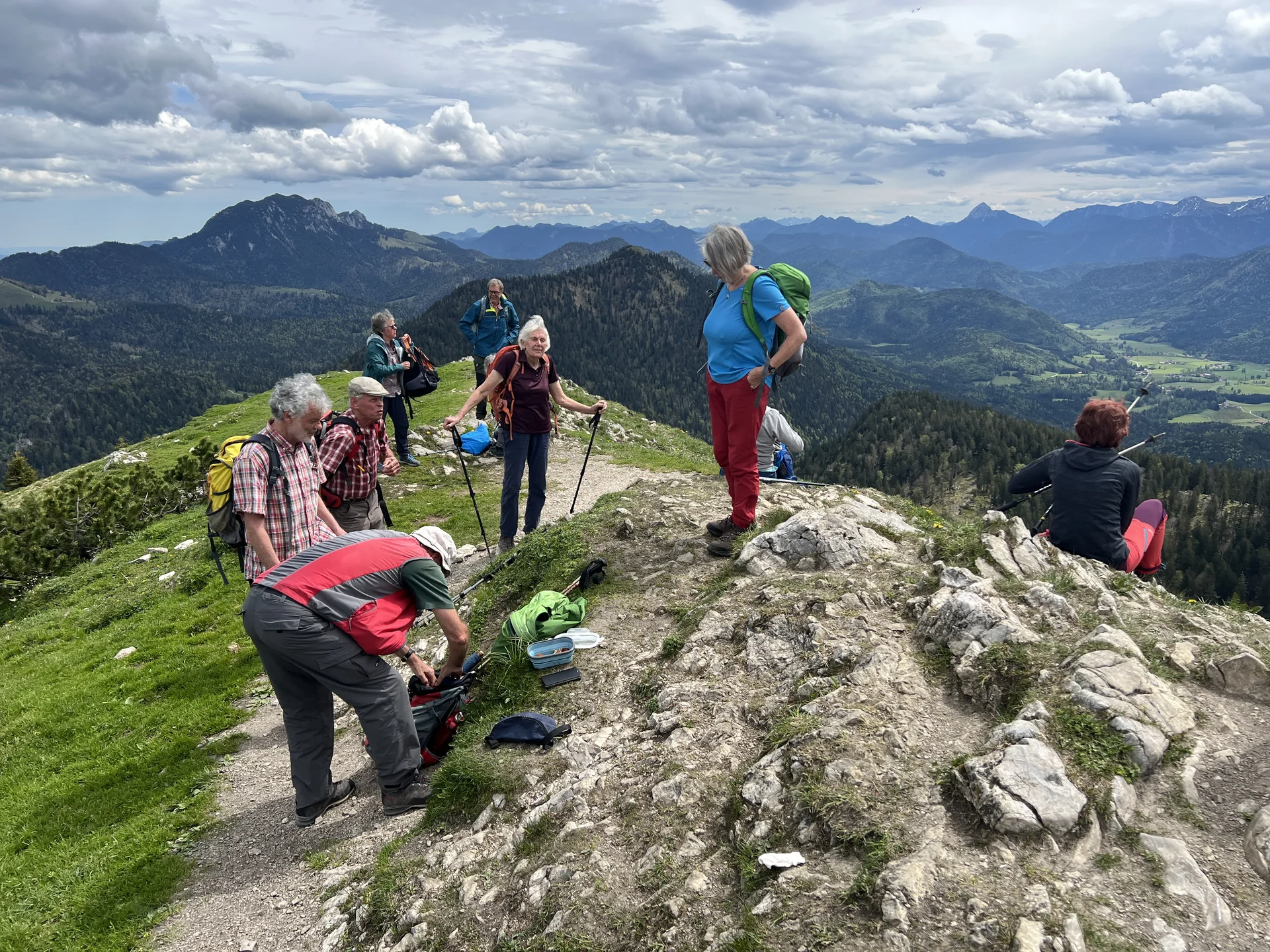 Auf dem Jochberg - Gruppe A | © DAV Augsburg Senioren