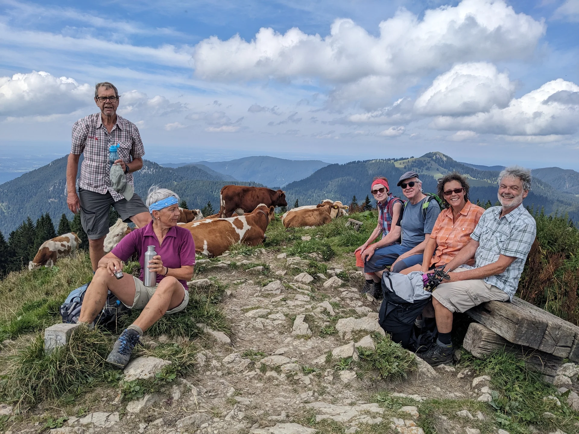 Auf dem Seekarkreuz (1.601 m) | © DAV Augsburg Senioren