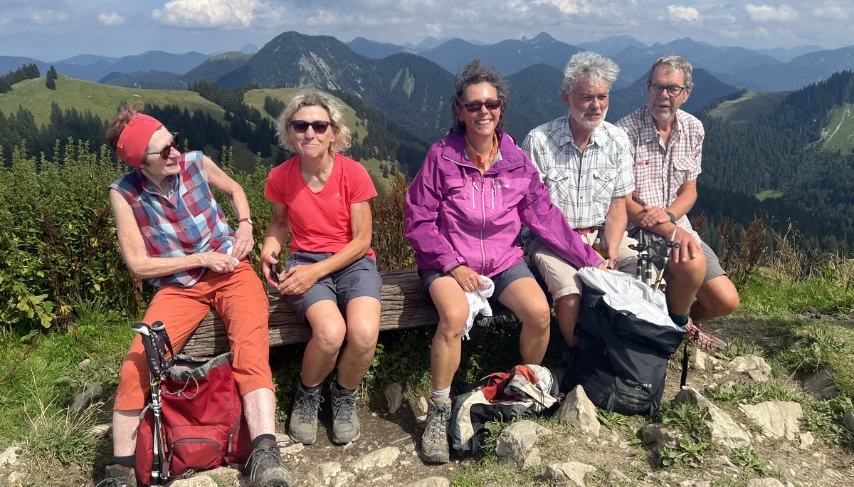 Glückliche Momente am Gipfel | © DAV Augsburg Senioren