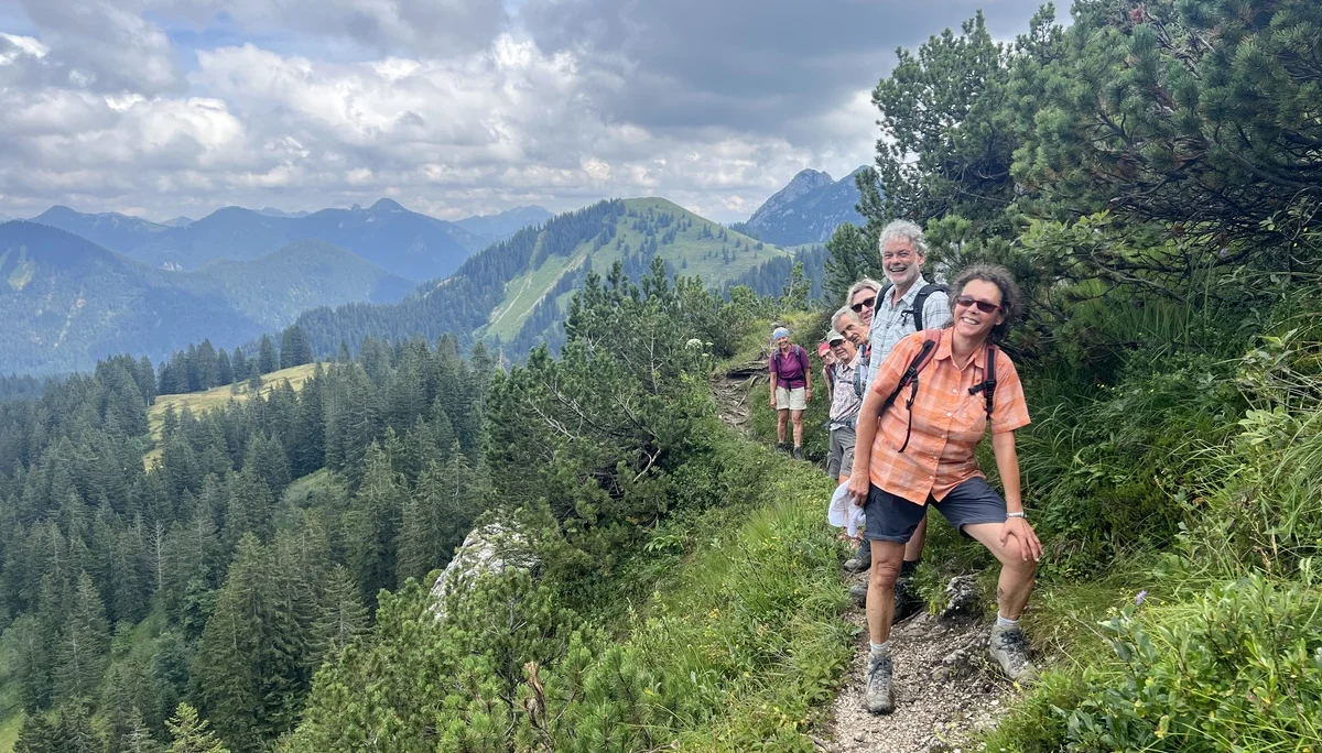 Ein kurzer flacher Wegabschnitt | © DAV Augsburg Senioren
