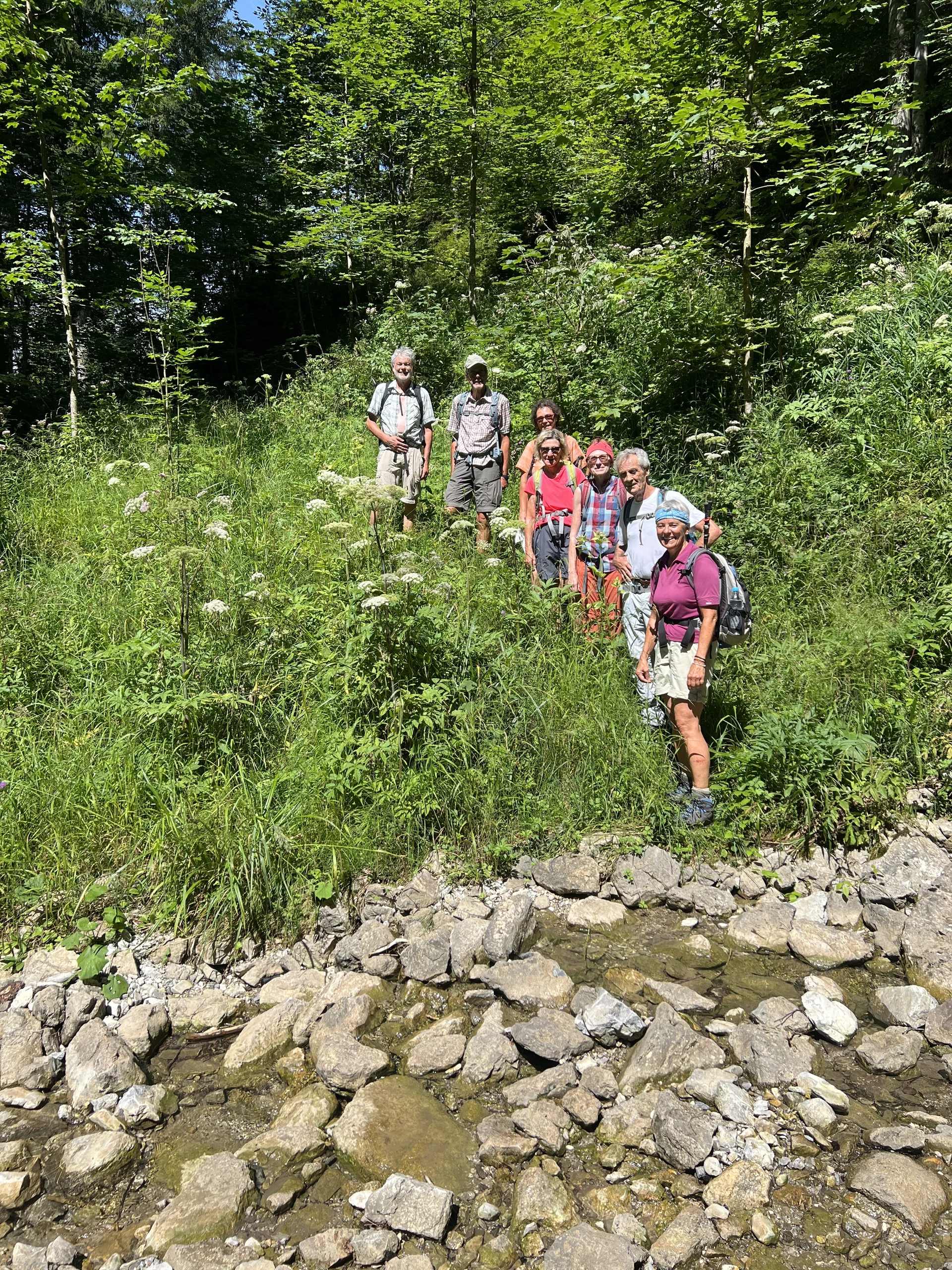 Ein kleiner Bach ... | © DAV Augsburg Senioren