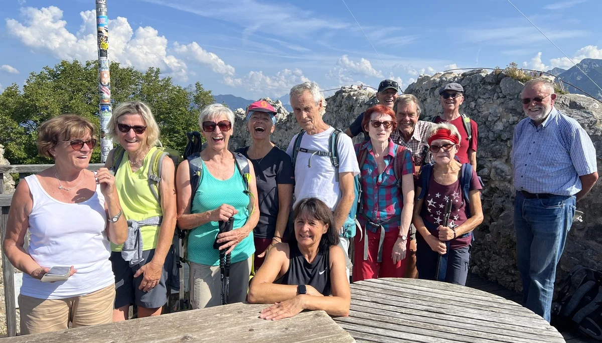Auf der Ruine Falkenstein | © DAV Augsburg Senioren