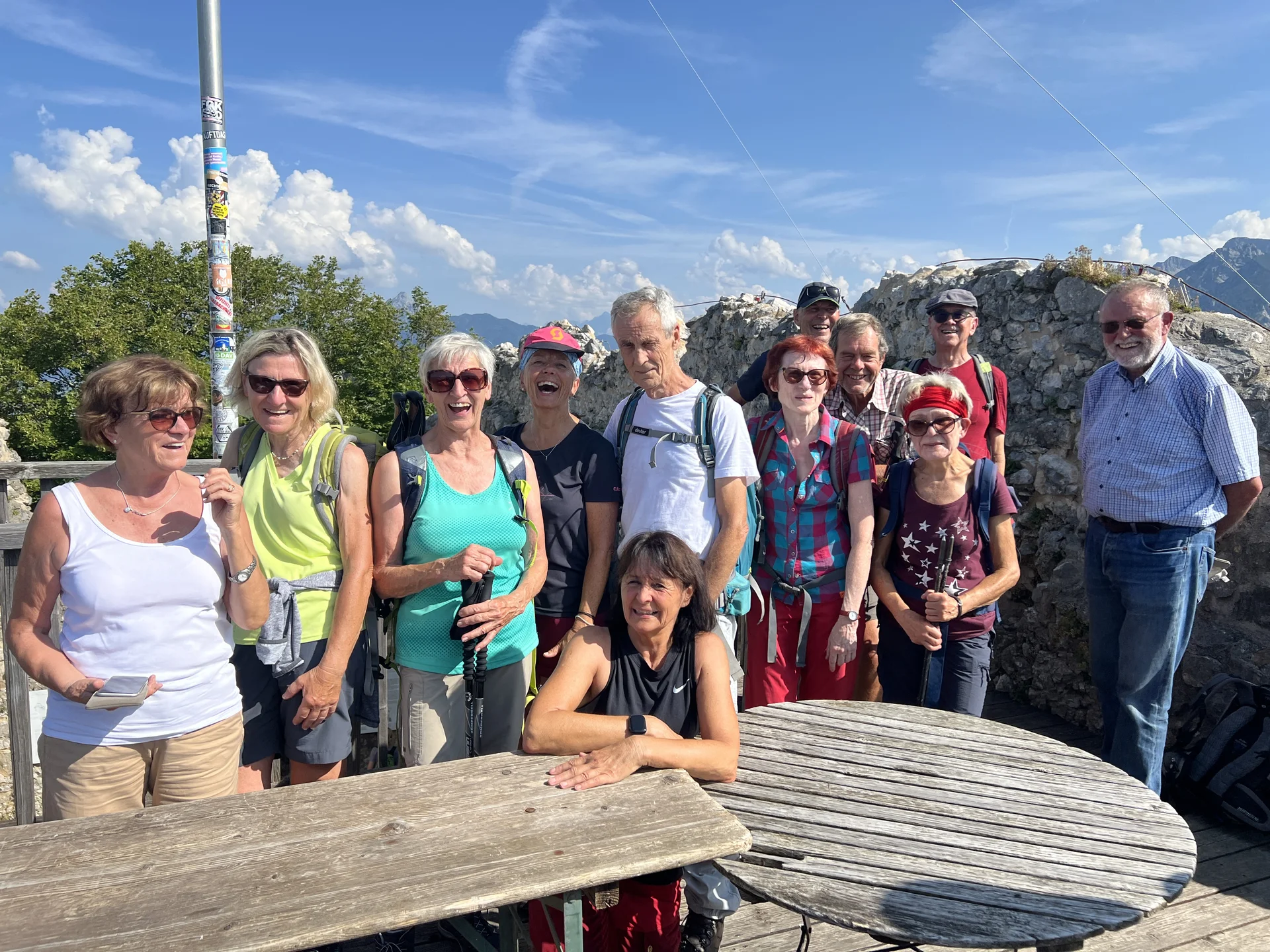 Auf der Ruine Falkenstein | © DAV Augsburg Senioren