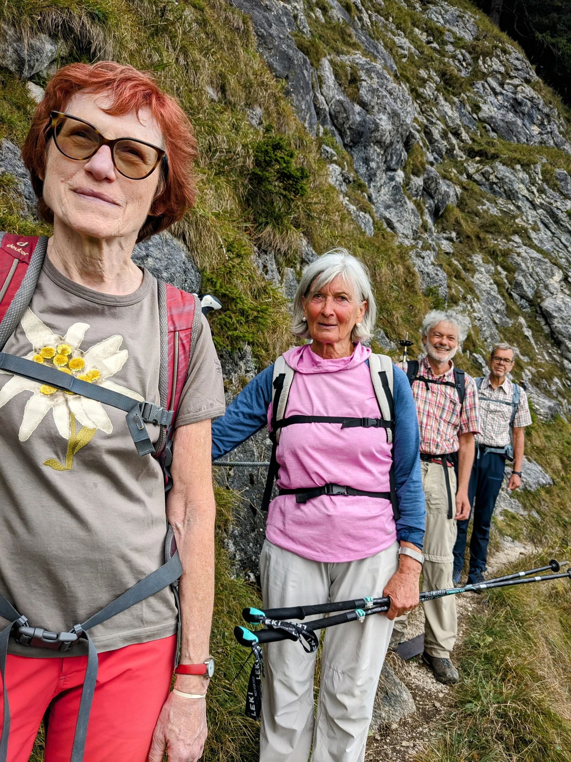Aufstieg zum Brünnsteinhaus - die letzten Meter | © DAV Augsburg Senioren