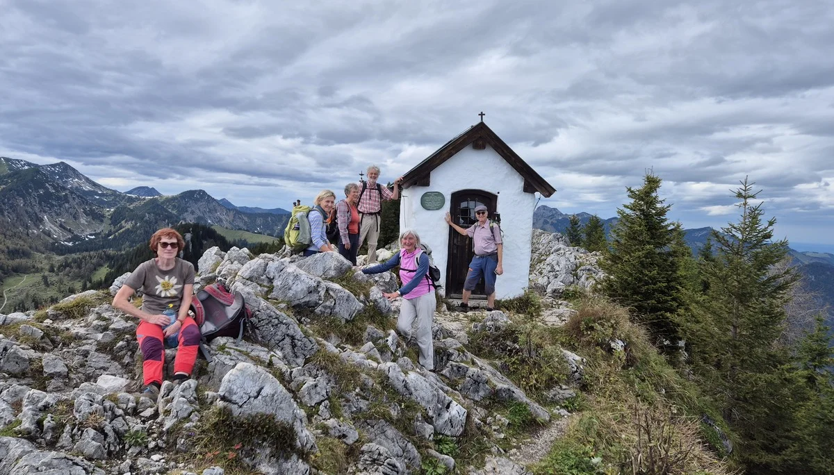 Brünnstein (1.619 m) mit Kapelle | © DAV Augsburg Senioren