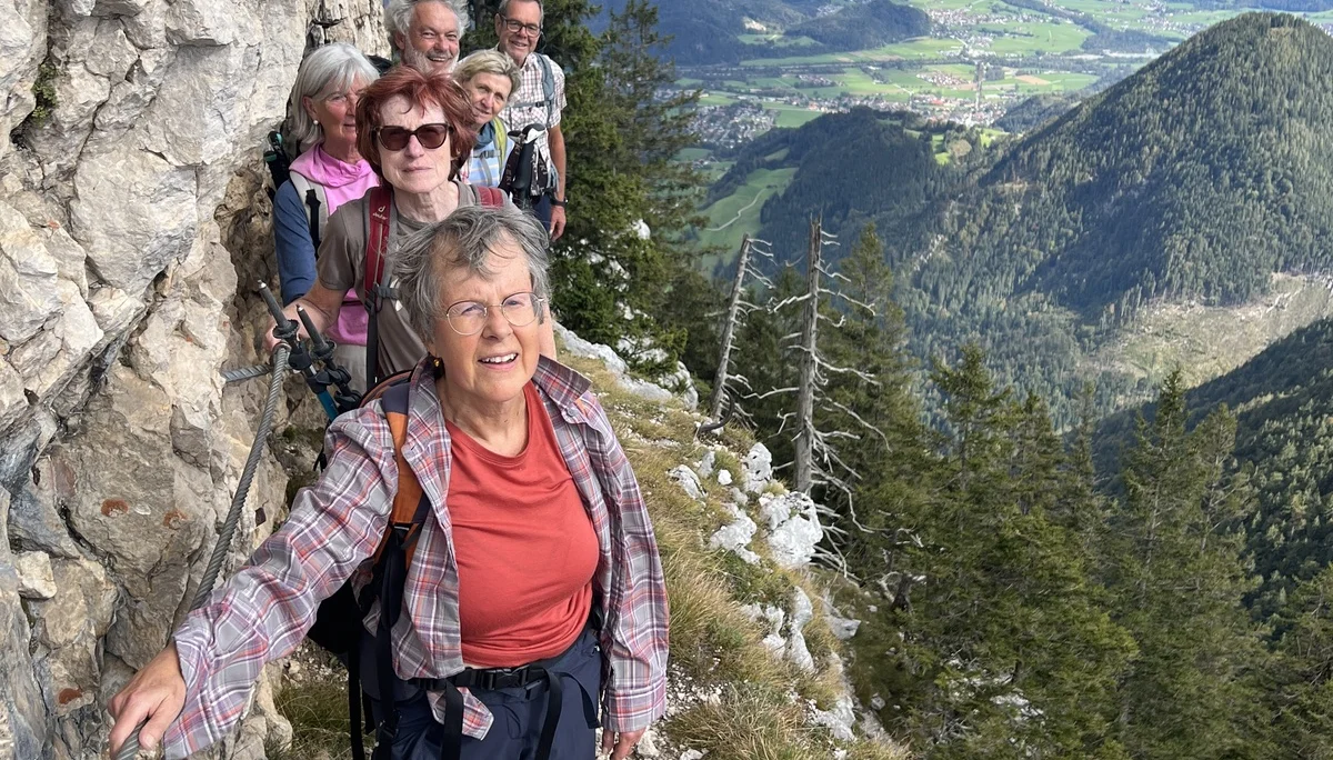 ... bis auf ein schmales Band | © DAV Augsburg Senioren