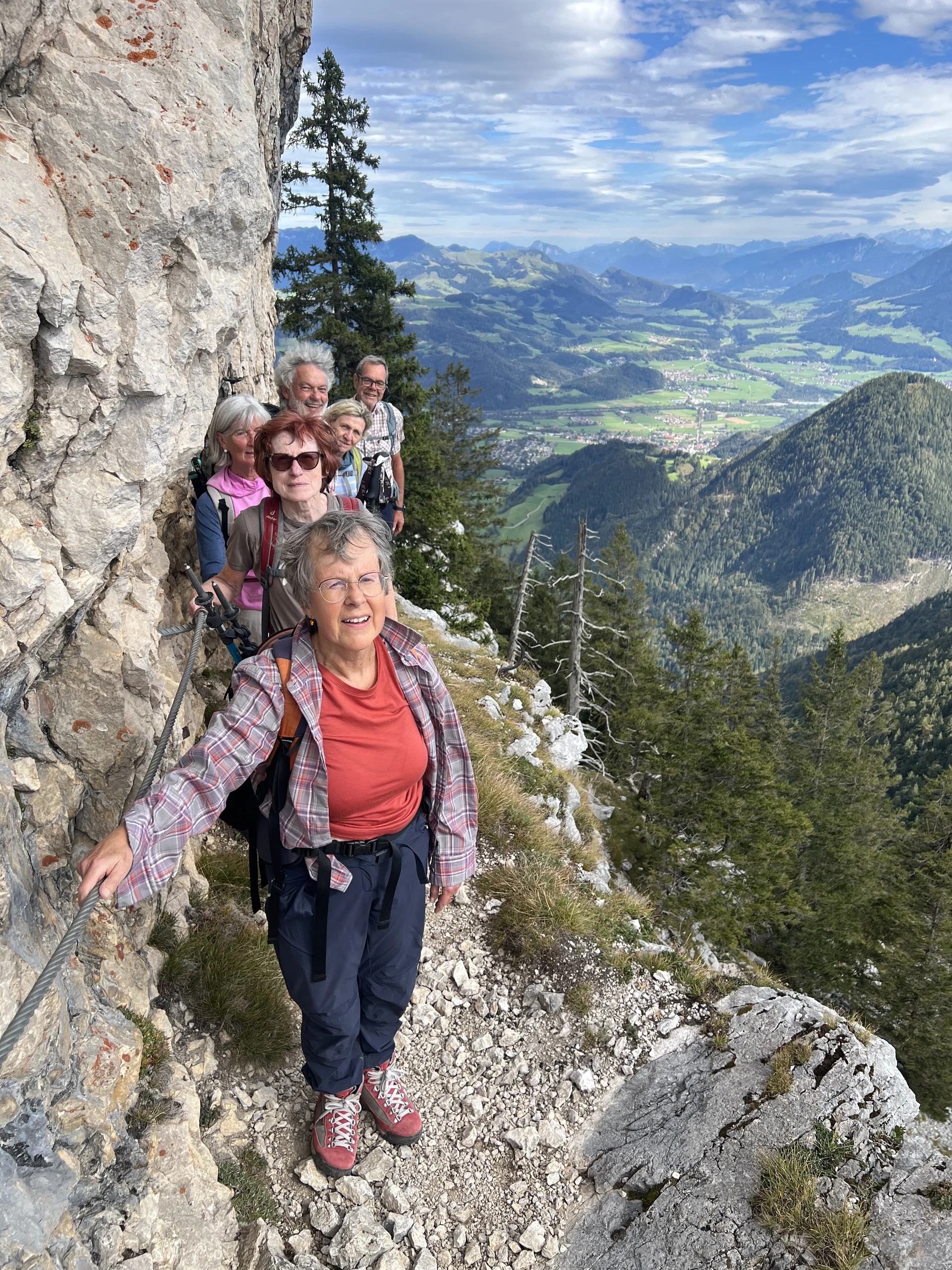 ... bis auf ein schmales Band | © DAV Augsburg Senioren
