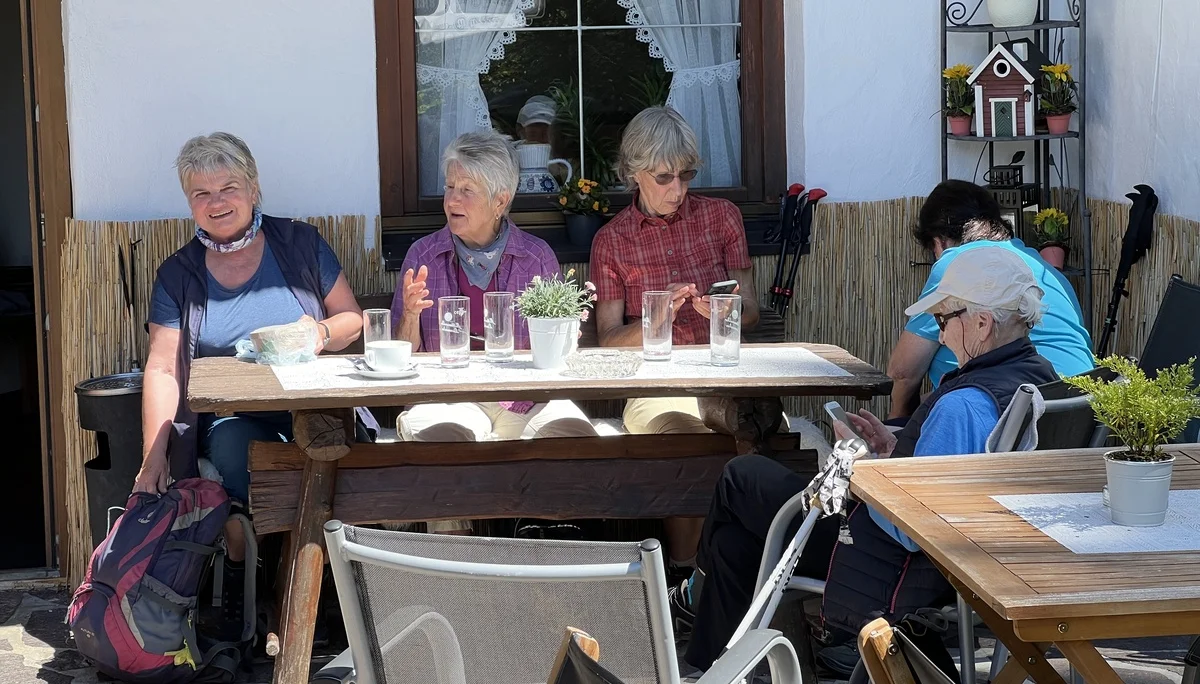 Mittagspause im Bärenwirt in Schanz (Leutaschtal) | © DAV Augsburg Senioren