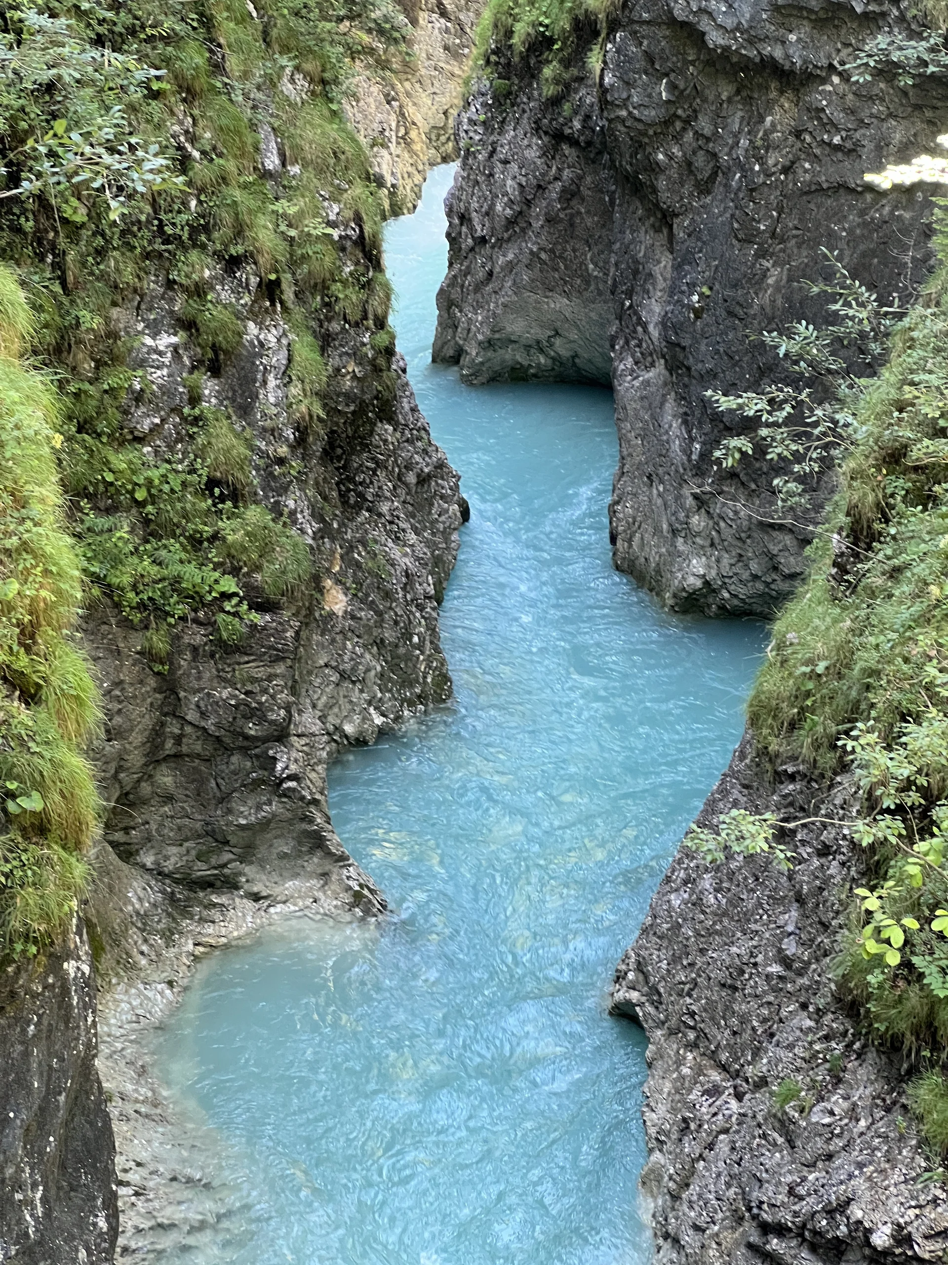 In der Leutaschklamm oberhalb der Höllbrücke | © DAV Augsburg Senioren