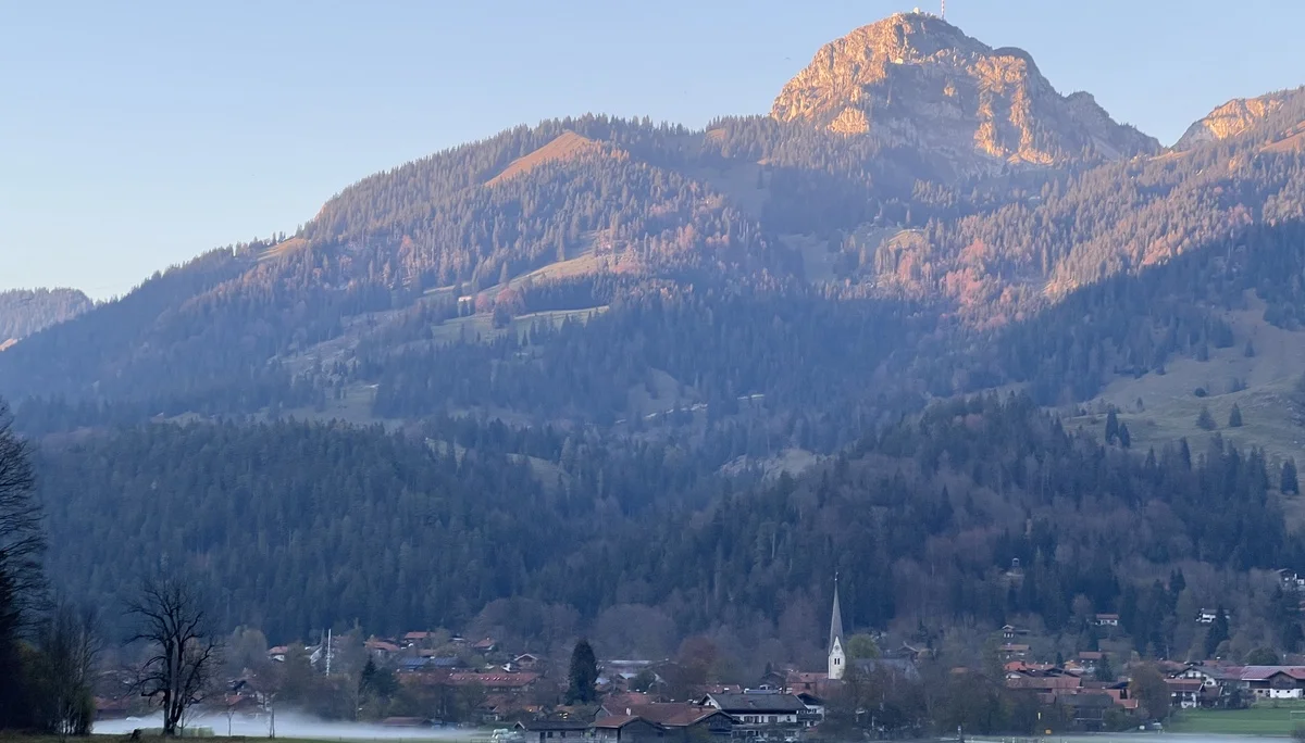 Der Talkessel von Bayrischzell und der Wendelstein | © DAV Augsburg Senioren