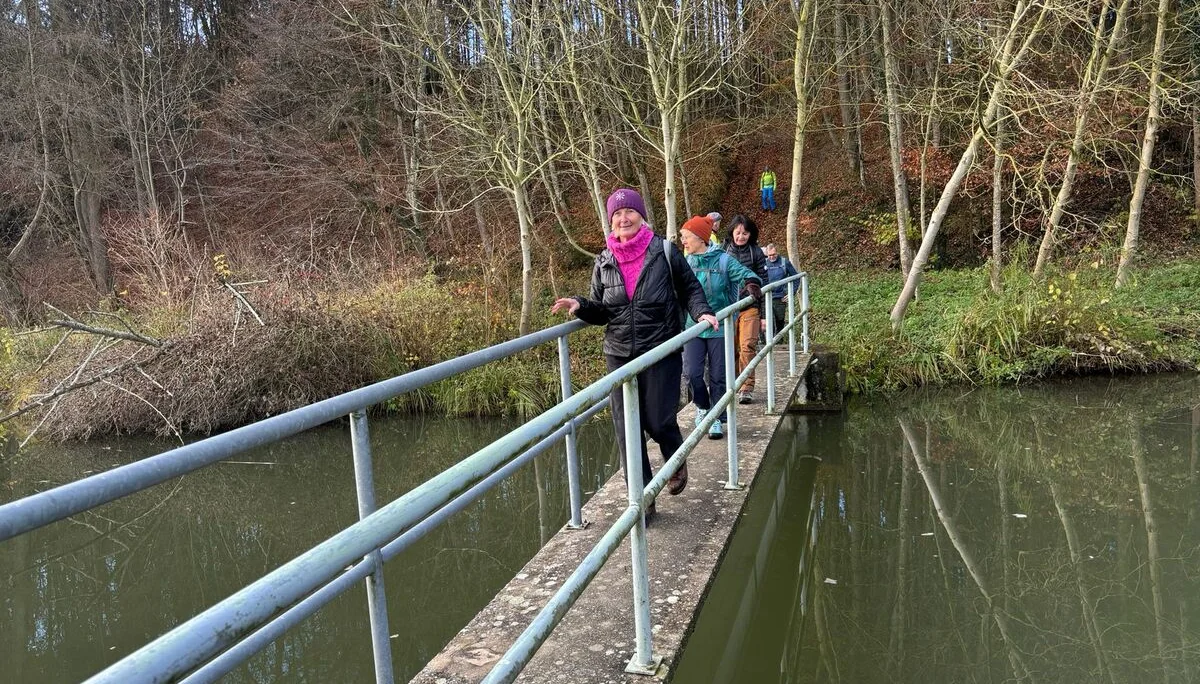 Druisheim - Steg über das Schmutterwehr | © DAV Augsburg Senioren