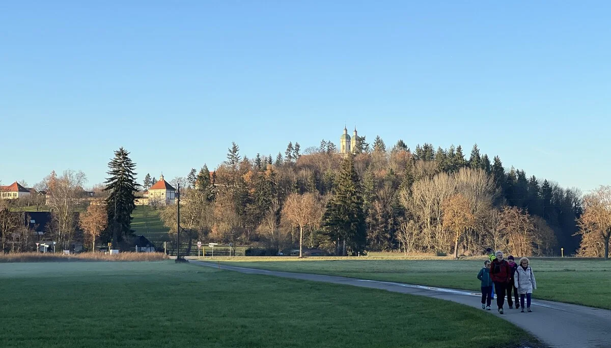 Zwischen Kloster Holzen und Nordendorf - ein nachmittäglicher Blick zurück | © DAV Augsburg Senioren