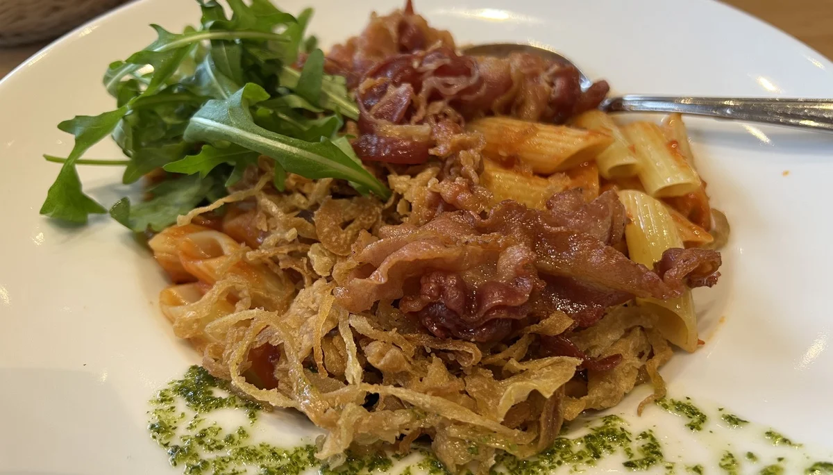 Südtiroler Nudeln im Gasthaus Oliven-Bauer in Hopfen am See | © DAV Augsburg Senioren