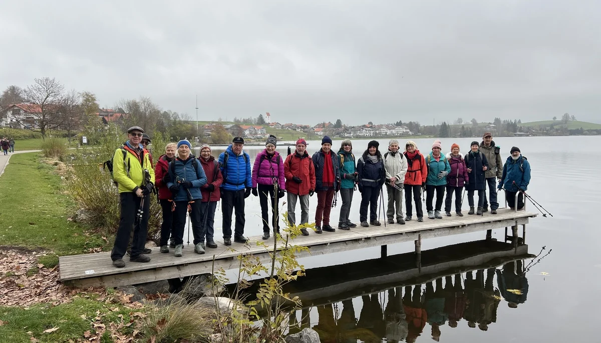 Gruppe B am Hopfensee | © DAV Augsburg Senioren