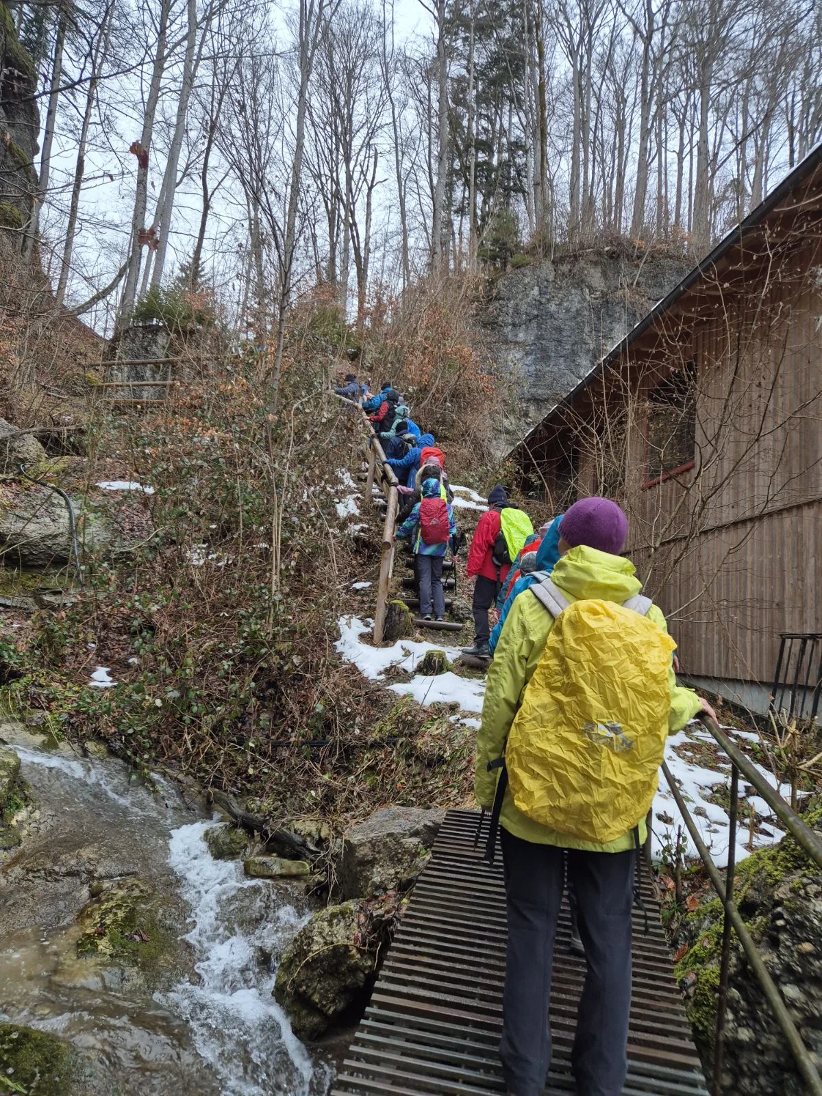 Aufstieg am Malastobel (Oberstaufen-Weißach) | © DAV Augsburg Senioren