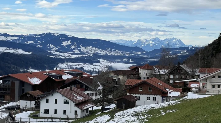 Bei Willis, Blick auf Säntis und Altmann | © DAV Augsburg Senioren