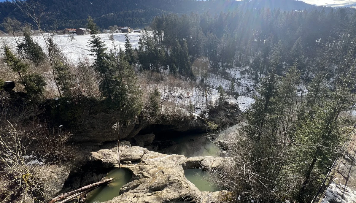 Blick in den Tobel der Weißach | © DAV Augsburg Senioren