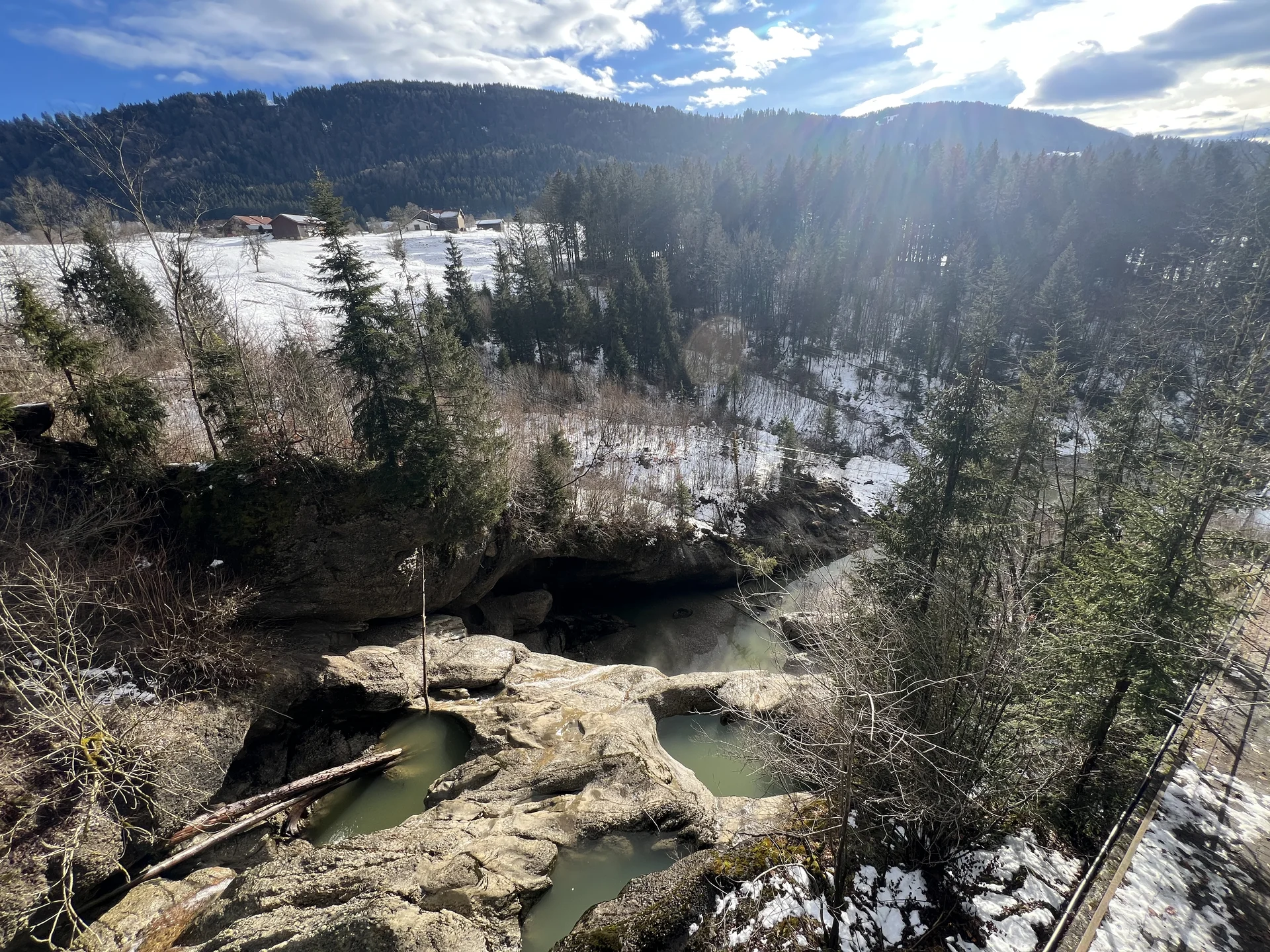 Blick in den Tobel der Weißach | © DAV Augsburg Senioren