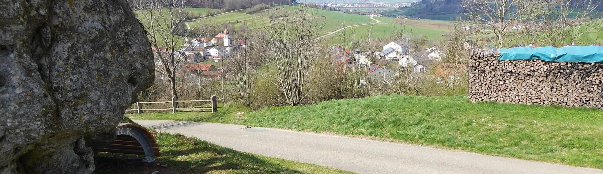 Blick nach Oberhochstadt | © DAV Augsburg Senioren